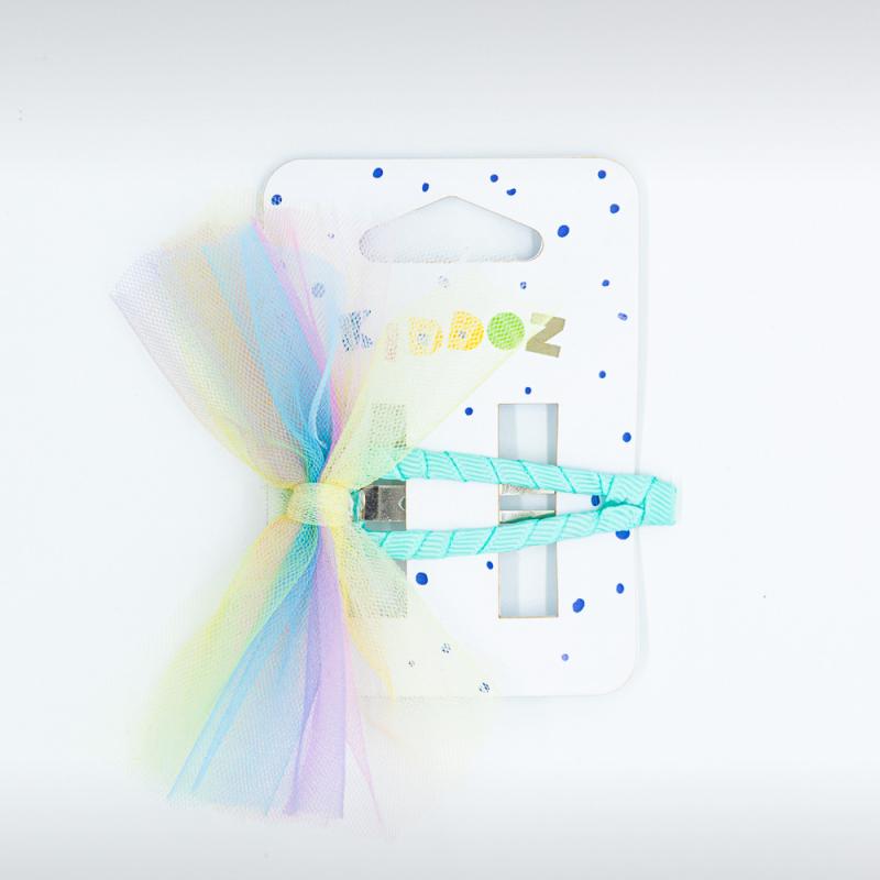 Rainbow Bow Clip
